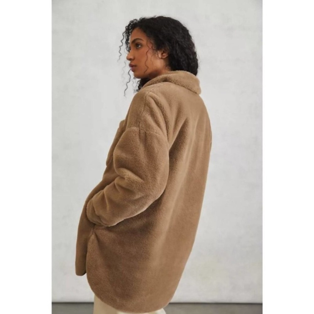 Anthropologie Simone Faux Fur Shirt Jacket XS - Picture 5 of 5